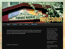Tablet Screenshot of brassbucklegreenfield.com